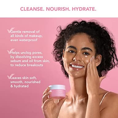 FOREO LUNA Nourishing Cleansing Balm - Gentle Waterproof Makeup Remover - Waterless Oil Cleanser - Eye Makeup Remover - Vegan - Cruelty & Fragrance-Free, Eco-Friendly - 0.5 fl.oz - Image 2