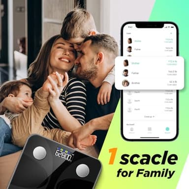 Scale for Body Weight and Fat Percentage, RunSTAR Digital Accurate Bathroom Smart Scale with Large Display, FSA&HSA Eligible 13 Body Composition Analyzer Sync App - Image 6