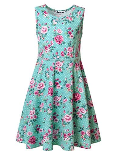 Jxstar Girls Dress 4-6x Angel Blue 120 - Image 1