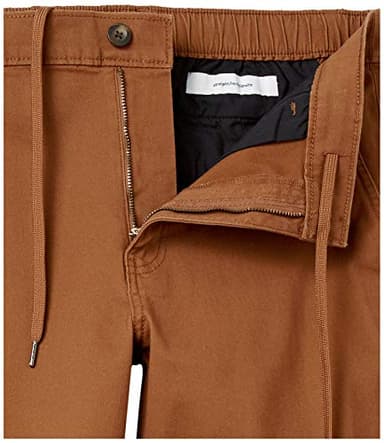 Amazon Essentials Men's Straight-Fit Chino Jogger Pant, Dark Khaki Brown, Medium - Image 8