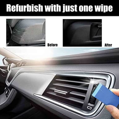 Crystal Coating for Car Plastic Parts, Plastic Restorer Refurbish Agent with Sponge, Automotive Exterior and Interior PlasticParts Scratch Remover, Car Ceramic Coating (3PCS) - Image 4
