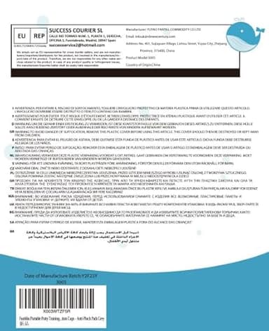 Funbliss Folding Travel Toilet Seat for Toddlers Portable Secure Potty Training Seat, Non Slip Suction Cups, Pinch Free Design,Green - Image 9