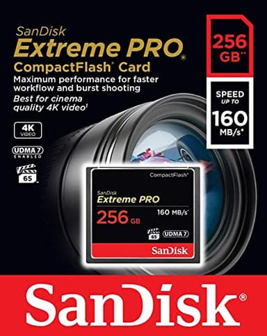 SanDisk 256GB Extreme PRO CompactFlash Memory Card UDMA 7 Speed Up To 160MB/s- SDCFXPS-256G-X46 - Image 4