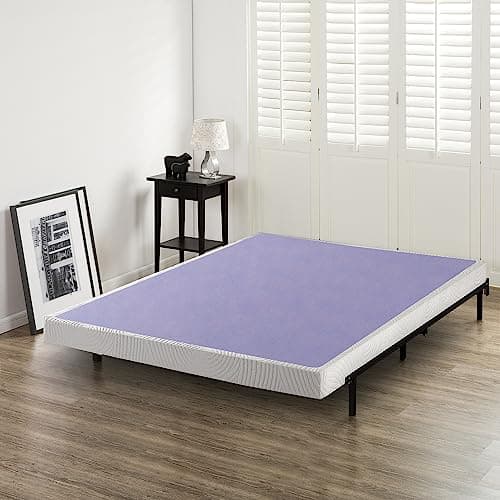 ZINUS Edgar 4 Inch Wood Box Spring, Mattress Foundation, Sturdy Wood Structure, Low Profile, Easy Assembly, King - Image 1