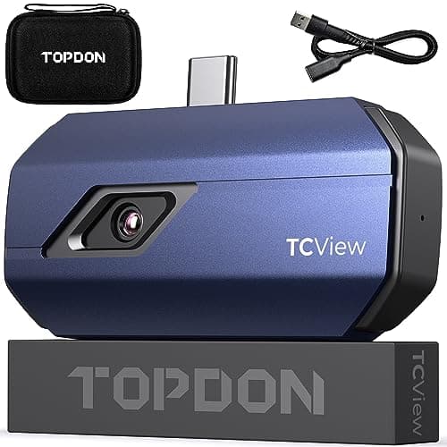 TOPDON TC001 Thermal Camera for Android, Super IR 512x384 High Resolution, Thermal Imaging Camera, Thermal Imager - Optimized Temperature Accuracy, Works for Smartphones and Tablets & PC(not for iOS) - Image 1