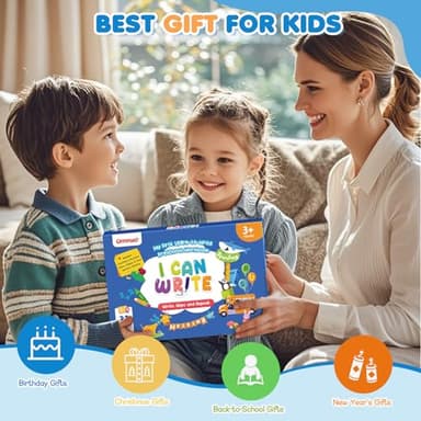 Preschool Learning Activities Kindergarten Workbooks, Toddler Alphabet Learning Educational Toys for 2 3 4 5 Year Old, Pre k Montessori Handwriting Practice, Tracing Activity Books for Kids Ages 3-8 - Image 8