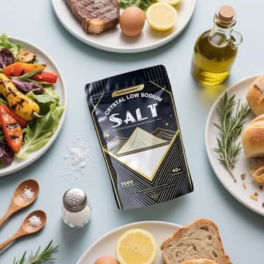 Salt for Pickling, Canning & Cooking | Fine Grain Table Salt with Natural Minerals | For Steak & Baking | Lite Low Sodium Healthy Salt, Resealable 8.8oz (Pack of 2) - Image 7