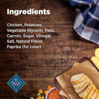 Blue Buffalo Nudges Homestyle Natural Dog Treats Made with Real Chicken, Made in the USA, Chicken, 10-oz Bag - Image 5