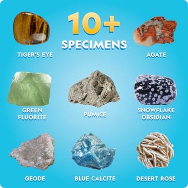 National Geographic STEM Science Kit - 15+ Experiments, Crystal Growing, Volcano Kit, Dig Kits & Gemstones for Kids - Amazon Exclusive - Image 4