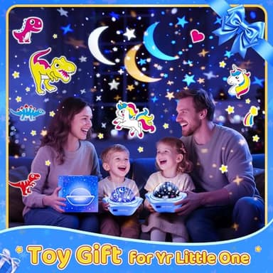 Night Light for Kids Night Light Projector, Baby Night Lights for Bedroom, Star Projector Galaxy Light Star Lights for Bedroom, Glow in The Dark Stars for Ceiling, Baby Sensory Toys, Kids Room Decor - Image 6