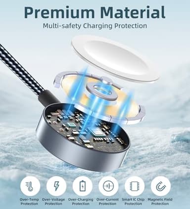 Upgraded Travel Essentials for Apple Watch Charger 3 in 2 Multi Charging Cable for iPhone 17 iWatch Charger USB C Cord, Car RV Camping Essentials Compatible with iWatch Ultra/SE/11 & iPhone 16/15-12 - Image 5