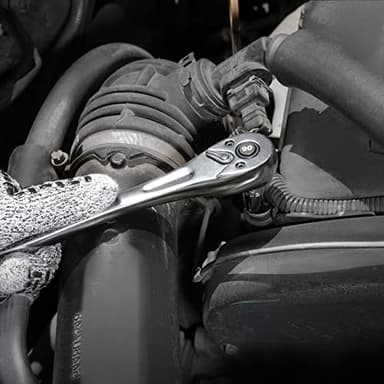 DURATECH 1/2 Ratchet Handle, 90-Tooth Socket Wrench, Reversible Ratchet Wrench, Quick-release - Image 7