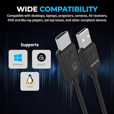 SABRENT Wireless HDMI Transmitter and Receiver 100FT/30M Seamless FHD Quality (1080p@60Hz) Plug and Play, Stream Video from PCs, Laptops to TVs, Projectors and More (DA-H1R1) - Image 6