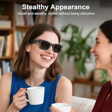 HiBloks LED Light Blocking Stickers Compatible with Ray-Ban Meta Wayfarer/Skyler/Headliner/Oakley Meta HSTN Accessories, Blackout LED Covers for Smart Glasses, Low-Tack Restickable Sticker (12Pcs) - Image 3