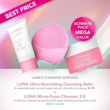 FOREO Luna Mini 3 - Premium Facial Cleansing Brush Bundle - Image 6