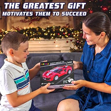 WISEPLAY STEM Toys for 7-10 Year Old Boys & Girls - 306Pcs RC Car Building Block Set - STEM Building Toys for Boys & Girls Ages 6-10 Years - Great Remote Control Car Birthday Gift for Kid - Image 2
