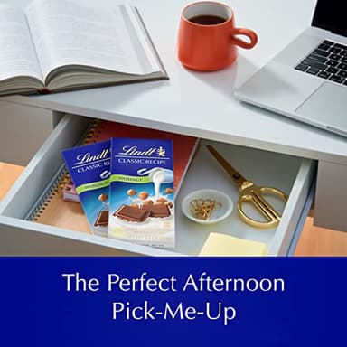 Lindt CLASSIC RECIPE Hazelnut Milk Chocolate Bar, Milk Chocolate Candy, 4.4 oz. (12 Pack) - Image 4