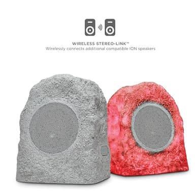 ION Audio Glow Rocker Pair - Wireless Outdoor All-Weather Bluetooth Speakers, Weather-Resistant Pool Deck Safe Patio Garden Speaker Set (Renewed) - Image 10