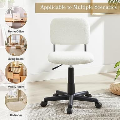 VECELO Swivel Ergonomic High Back Mesh Office Chair with Retractable Footrest, Adjustable Backrest, Tilt Function, 3D Armrests & Headrest, Lumbar Support for Executive/Computer Desk/Task Work, White - Image 6