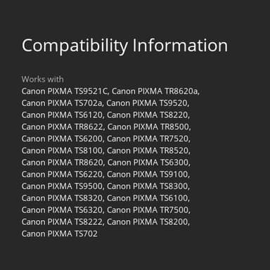 ALLWORK CLI-281XXL Compatible for Canon 281 TR8620a Ink Cartridges CLI-281XXL CLI-281 XXL to use with TR8620 TS7520 TS9520 TS9521C TR8520 TS6220 TS6320 TS8220 (3-Packs Black) - Image 3