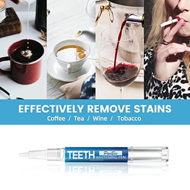 Teeth Whitening Pen 4+1(5 Pack), 70+ Treatments, Use Twice a Day Up to 1-6 Shade Whiter in 1-2 Weeks, 4 Whitening Pens plus 1 Desensitizing Pen, Effective, Painless and Enamel Safe Teeth Whitening Gel - Image 4