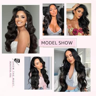 Jamoro 13x6 Lace Front Wigs Human Hair 200% Density 28 Inch Body Wave Lace Front Wigs Human Hair Pre Plucked Real Human Hair Wig with Baby Hair Glueless Wigs Human Hair Lace Front Wigs - Image 4
