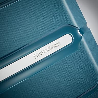 Samsonite Freeform 2-Piece Luggage Set - Carry-On & Large Checked Luggage with Dual Spinner Wheels - Durable Polypropylene Hardshell - TSA Lock, Airline-Approved - Expandable Hard Shell - Dark Teal - Image 8