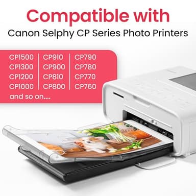 4x Compatible with Canon Selphy KP-108IN Photo Paper and Ink Set, 4x6 inches, 432 Sheets Paper and 12 Pack Color Ink Cassette, Compatible with CP1500 CP1300 CP1200 CP1000 CP910 Printer - Image 3