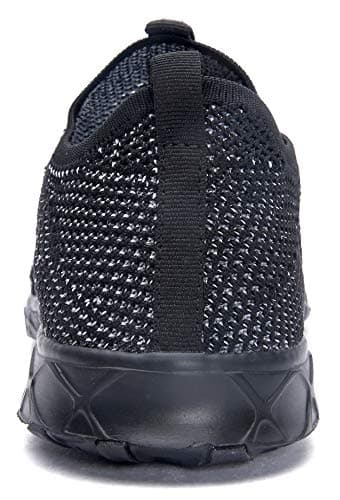 DLGJPA Men's Quick Drying Water Shoes for Beach or Water Sports Lightweight Slip On Walking Shoes Allblack 14 - Image 5