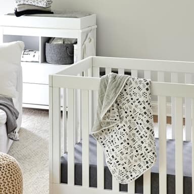 HonestBaby unisex-baby Classics Fitted Crib Sheets Set Standard Mattress, 100% Organic Cotton Baby Boys, Girls, Neutral, 2 Pack - Watercolor World, One Size - Image 3