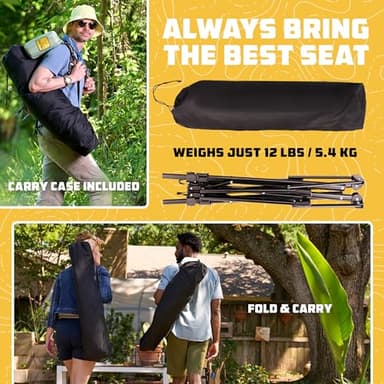 Wise Owl Outfitters Hammock Chair for Adults – Comfortable Portable Folding Rocking Camping Chair with Carry Bag – Great for Lawn, Campsite & Outdoors - Image 6