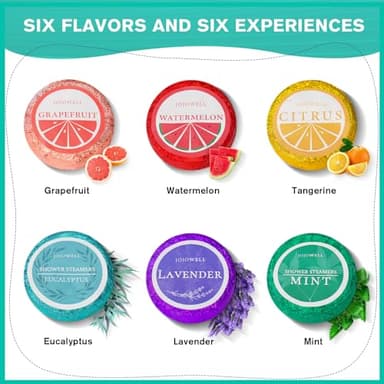 JoJowell Shower Steamers Aromatherapy - 18 Pack Birthday Gifts for Women, Organic Essential Oils, Self Care, Christmas Gifts for Women, Men, Mom, Teen, Relaxation Home SPA - Image 4