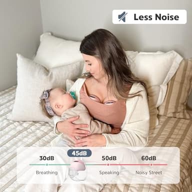 MomMed Wearable Breast Pump S21 - Leak-Proof Design, Hands-Free Double Portable Electric Breast Pump with 9 Levels - 24mm Shield - Image 3