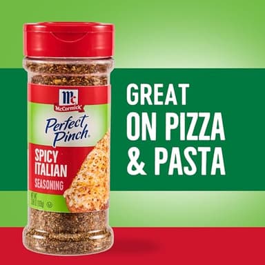 McCormick Perfect Pinch Seasoning, Spicy Italian, For Adding Italian Flavor with a Kick to Pizza, Pasta, Dressings & Sauces, 3.88 oz - Image 12