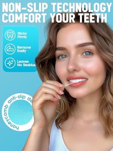 Oralfree Natural Teeth Whitening Strips - Sensitive Teeth Whitener - Enamel Safe Teeth Whitening Kit with Hydrogen Peroxide for Coffee, Wine, Tobacco, and Other Stains, 28 Strips (14 Treatment), Mint - Image 6