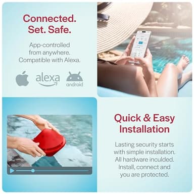 BCONE® System Pool Alarm by Lifebuoy® | Certified ASTM F2208 Floating Pool Alarm | Loud Pool Safety Alarms on Home & Pool Units | Connects to Alexa | Pool Alarms for Inground Pools and Above-Ground - Image 3