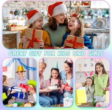 Yangmei Stocking Stuffers, Art Supplies, 12 Rainbow Colored Pencils, Teen Girl Gifts Trendy Stuff, Art Supplies for Kids 9-12, Gifts for 5-12 Year Old Girl, Arts and Crafts for Kids Ages 8-12 - Image 2