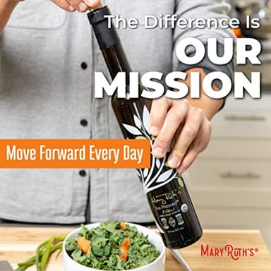 MaryRuth Organics Olive Oil | USDA Organic Extra Virgin Olive Oil | Ice Pressed Extra Virgin Olive Oil | Supports Digestive Health | High in Nutrients | Raw | Vegan | Non-GMO | Gluten Free | 12 Fl Oz - Image 4