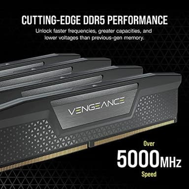 CORSAIR Vengeance DDR5 RAM 32GB (2x16GB) 6400MHz CL32 Intel XMP iCUE Compatible Computer Memory - Black (CMK32GX5M2B6400C32 - Image 5