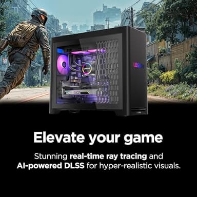 Lenovo Legion Tower 5i – AI-Powered Gaming PC - Intel® Core Ultra 7 265F Processor – NVIDIA® GeForce RTX™ 5060 Ti Graphics – 16 GB Memory – 1 TB Storage – 3 Months of PC GamePass - Image 5