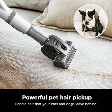 Shark | Upright Vacuum Cleaner | Navigator Lift-Away | Swivel Steering | HEPA Filter | Vacuum for Pet Hair | Crevice Tool & Dusting Brush Included | For Carpets & Hard Floors | White/Silver | NV356E - Image 6