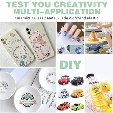 20 Sheets Waterslide Decal Paper LASER CLEAR,8.5X11 Inch Water Slide Transfer Paper Transparent Printable for Tumblers,Ceramics,Plastics,Glasses,DIY - Image 3