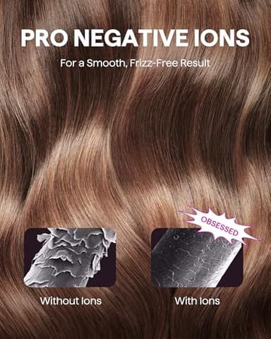 Wavytalk Hair Dryer, Wavytalk Turblow Pro Fast Drying Blow Dryer with Diffuser, High Speed Hair Dryer with 110,000 RPM, Pro Negative Ions for Less Damage, Frizz Smoothing 3 Speeds & 3 Temps, White - Image 6