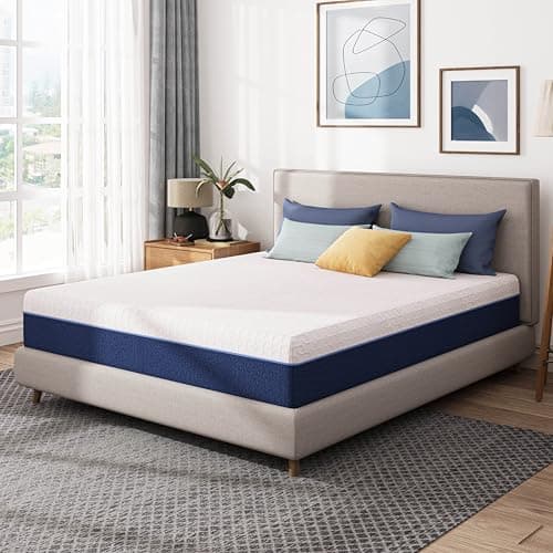 Gelsea 6 Inch Full Gel Cooling Memory Foam Mattress, Pressure Relief, Medium Firm Support,Mattress in a Box, CertiPUR-US Certified - Image 1