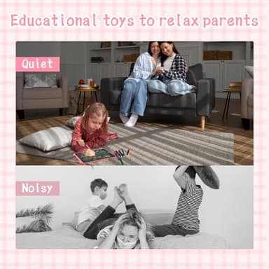 EooCoo Toddler Toys, LCD Writing Tablet for Kids 2 Pack, Drawing Pad for Kids, Toddler Travel Essentials, No Mess Coloring Books, Road Trip Activities, Age 3-5 Boys Girls Gifts - 8.5 Inch - Image 4