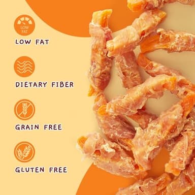 Jungle Calling Chicken & Sweet Potato Dog Treats – Gluten-Free, Grain-Free, High-Protein Natural Chews for Medium/Large Breeds, Edible Pet Snacks,10.6 oz - Image 2