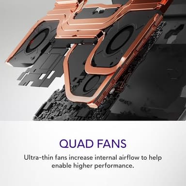 Alienware M18 Gaming Laptop - 18-inch QHD+ 165Hz 3ms Display, Intel Core i7-14700HX, 16GB DDR5 RAM, 1TB SSD, NVIDIA GeForce RTX 4070 8GB GDDR6, Windows 11 Home, Onsite Service - Dark Metallic Moon - Image 8