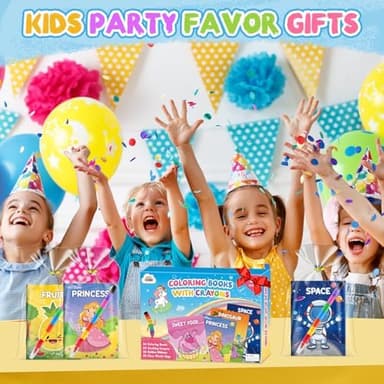 ZMLM Coloring Books for Kids Party Favors: Bulk Crayons Mini Coloring Books for Kids Ages 4-8 Birthday Goodie Bags Stuffers Toddlers Return Gifts Classroom Prizes - Image 5