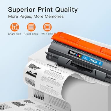 E-Z Ink (TM Compatible Toner Cartridge Replacement for Brother TN-433 TN433 TN433bk TN431 Compatible with HL-L8260CDW HL-L8360CDW MFC-L8610CDW MFC-L8900CDW (1 Cyan, 1 Pack) - Image 3
