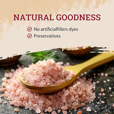 52USA Himalayan Pink Salt, Coarse Grain, 39 oz (2.4 LB), Pink Himalayan Sea Salt, Kosher Salt, Sea Salt for Grinder Refill, Himalayan Salt - Image 3